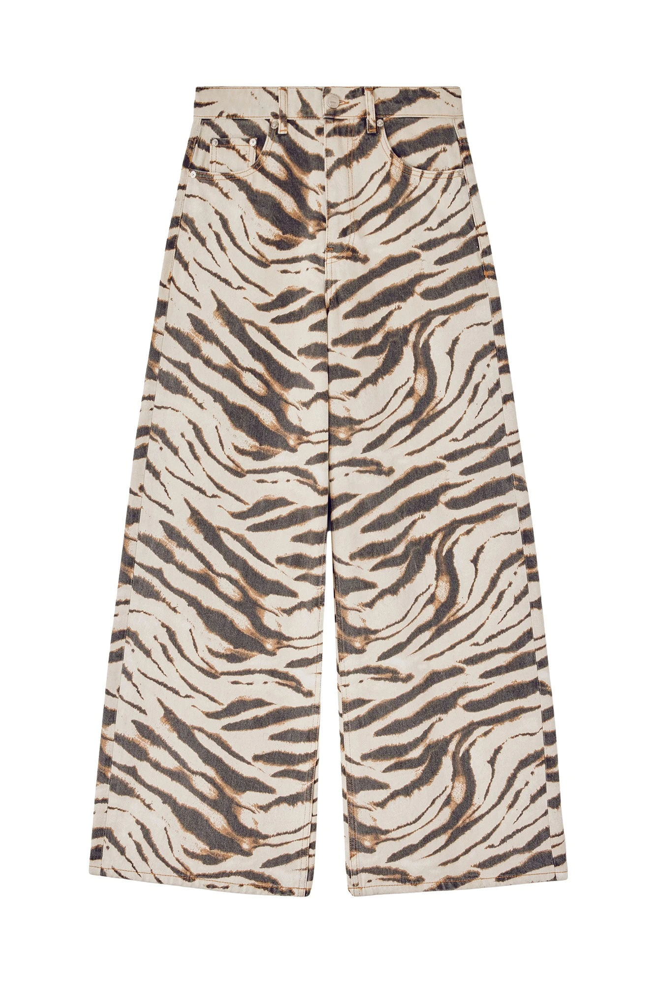 Ganni-Lari-Wide-Jeans-in-Zebra-Denim-427051_nobg Ganni Lari Wide Jeans in Zebra Denim
