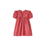 Ganni Mini Dress in Striped Cotton