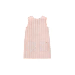 Ganni Mini Dress in Striped Linen