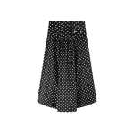 Ganni Polka-Dot Satin Corset Skirt