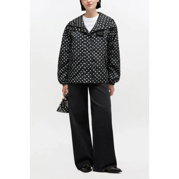 Ganni Printed Nylon Jacket, view 2