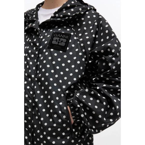 Ganni Printed Nylon Jacket, view 4