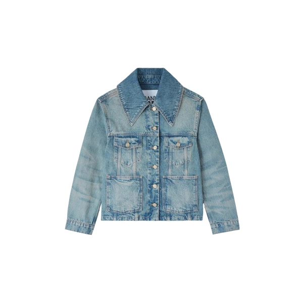 Ganni Rigid Denim Jacket