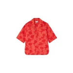 Ganni Shirt in Red Fil Coupe