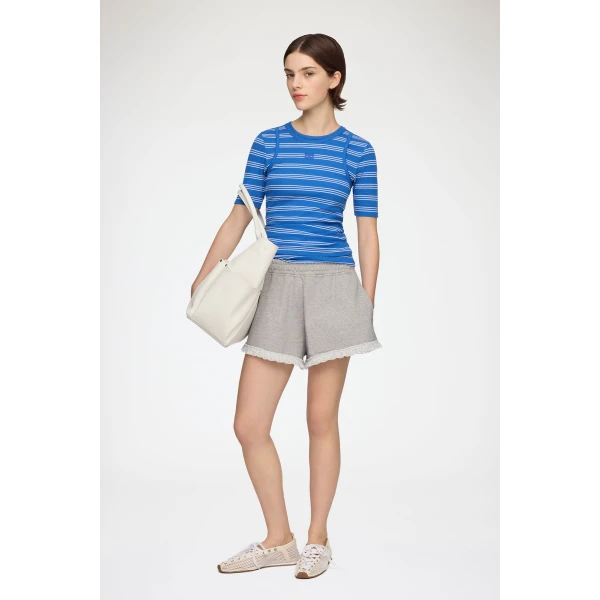 Ganni Shorts in Grey Isoli, view 2