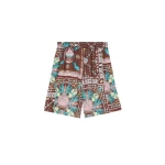 Ganni Shorts in Printed Twill