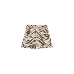 Ganni Shorts in Zebra Denim