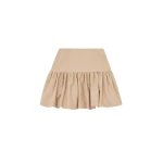 Ganni-Skirt-in-Beige-Cotton20304_nobg Ganni Skirt in Beige Cotton