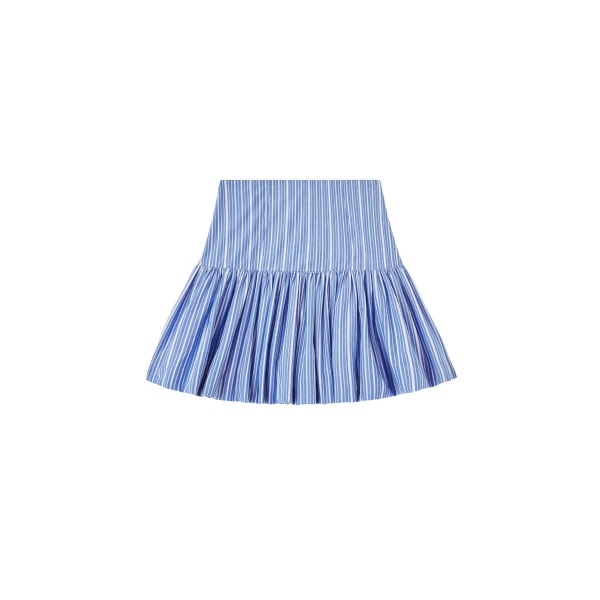 Ganni Skirt in Blue Stripes