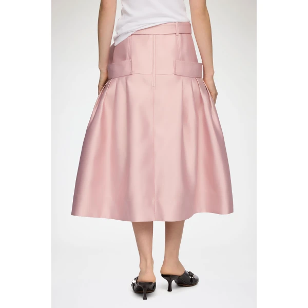 Ganni Skirt in Duchesse Satin, view 4