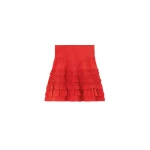 Ganni-Skirt-in-Red-Cotton99485_nobg Ganni Skirt in Red Cotton