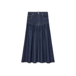 Ganni Skirt in Stretch Denim