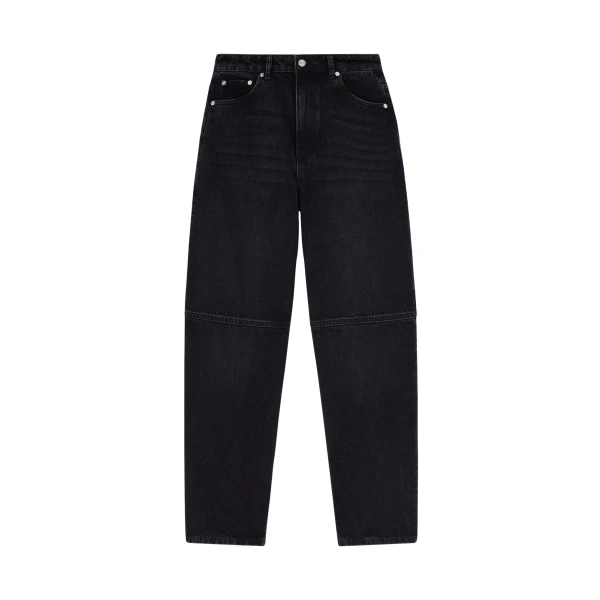 Ganni Stary Jeans in Black Rigid Denim