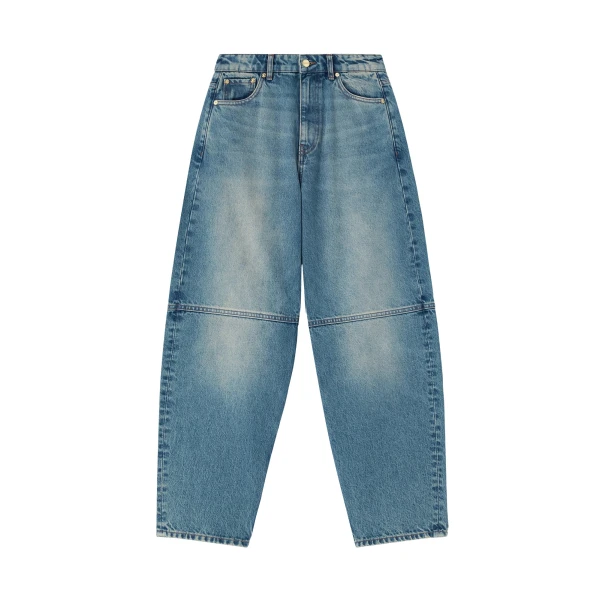 Ganni Stary Jeans in Tint Rigid Denim