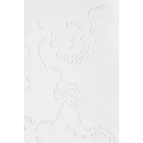 Ganni T-shirt in White Broderie Anglaise Top, view 5