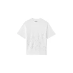 Ganni T-shirt in White Broderie Anglaise Top