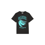 Ganni T-shirt with Blue Banana Top