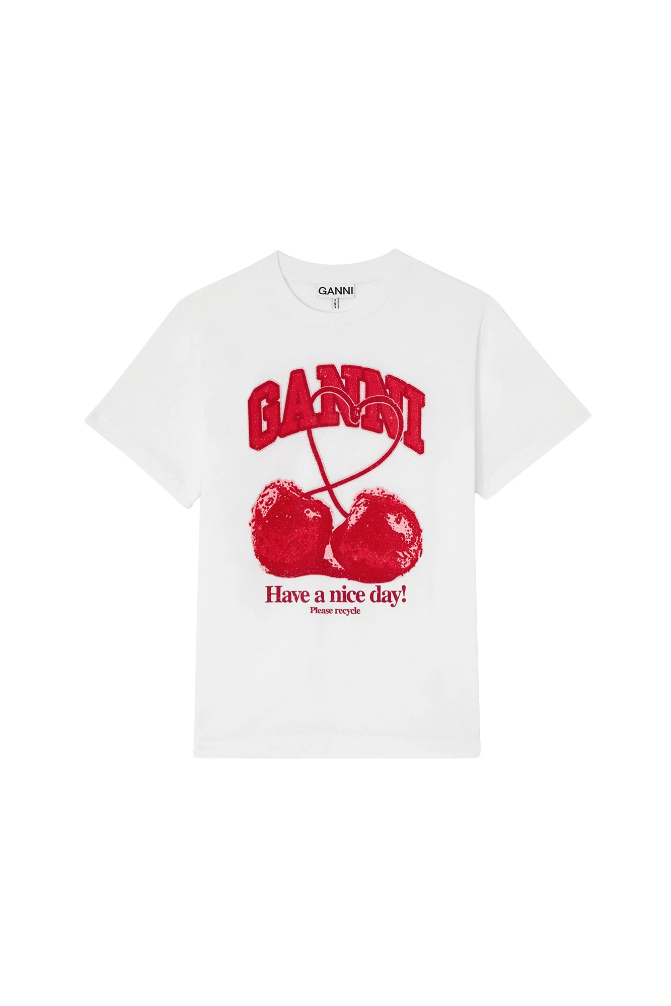 Ganni-T-shirt-with-Cherry34967_nobg Ganni T-shirt with Cherry Top