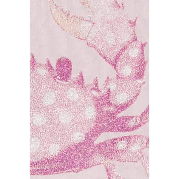 Ganni T-shirt with Crab Top, view 2