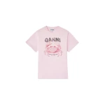 Ganni T-shirt with Crab Top