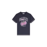 Ganni T-shirt with Raspberries Top