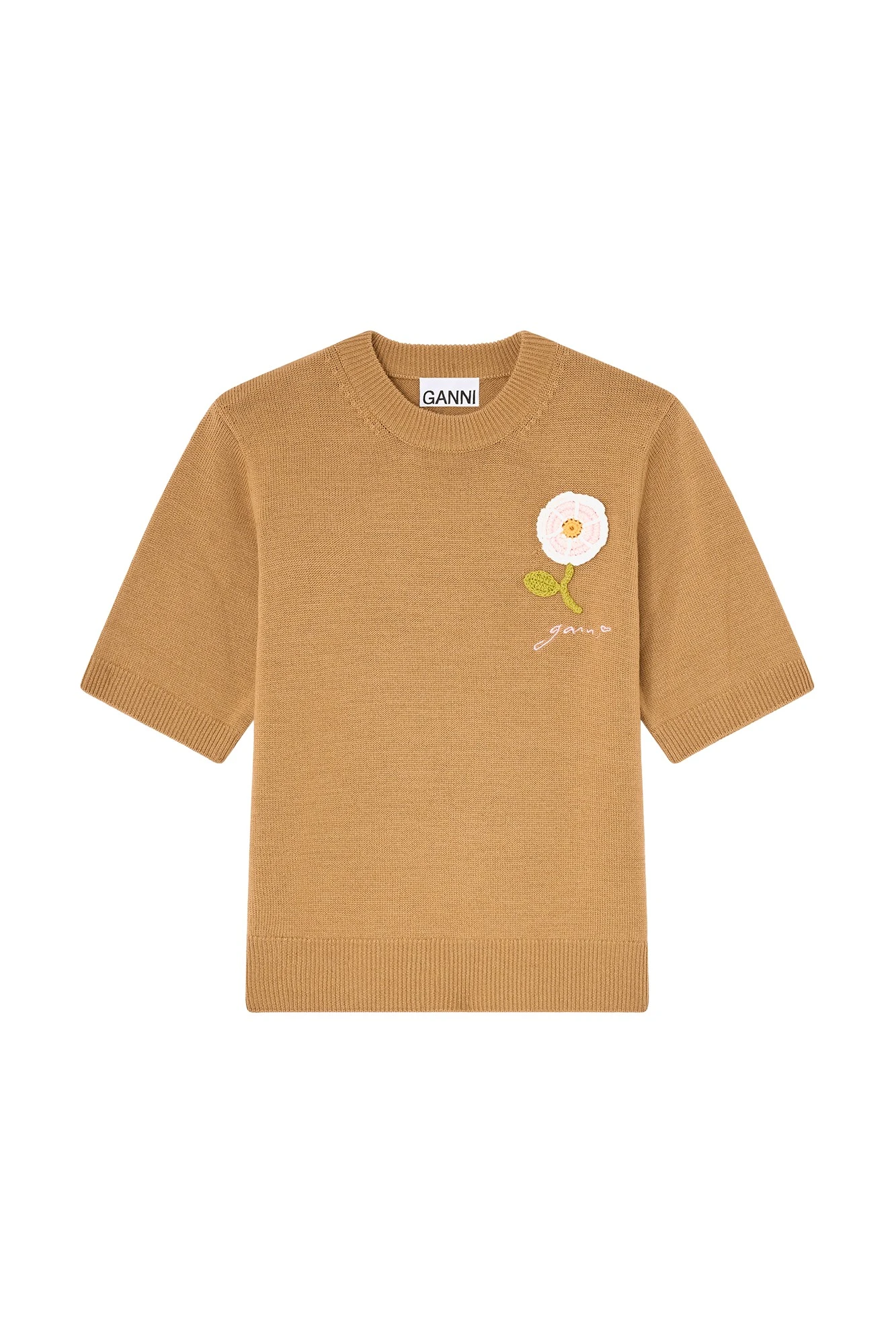 Ganni-Tee-in-Merino17792_nobg Ganni Tee in Merino Knit