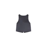 Ganni Top in Black Satin