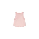 Ganni Top in Pink Satin