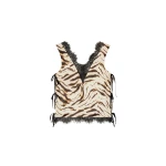 Ganni Top in Printed Satin