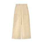 Ganni Trousers in Beige Suiting