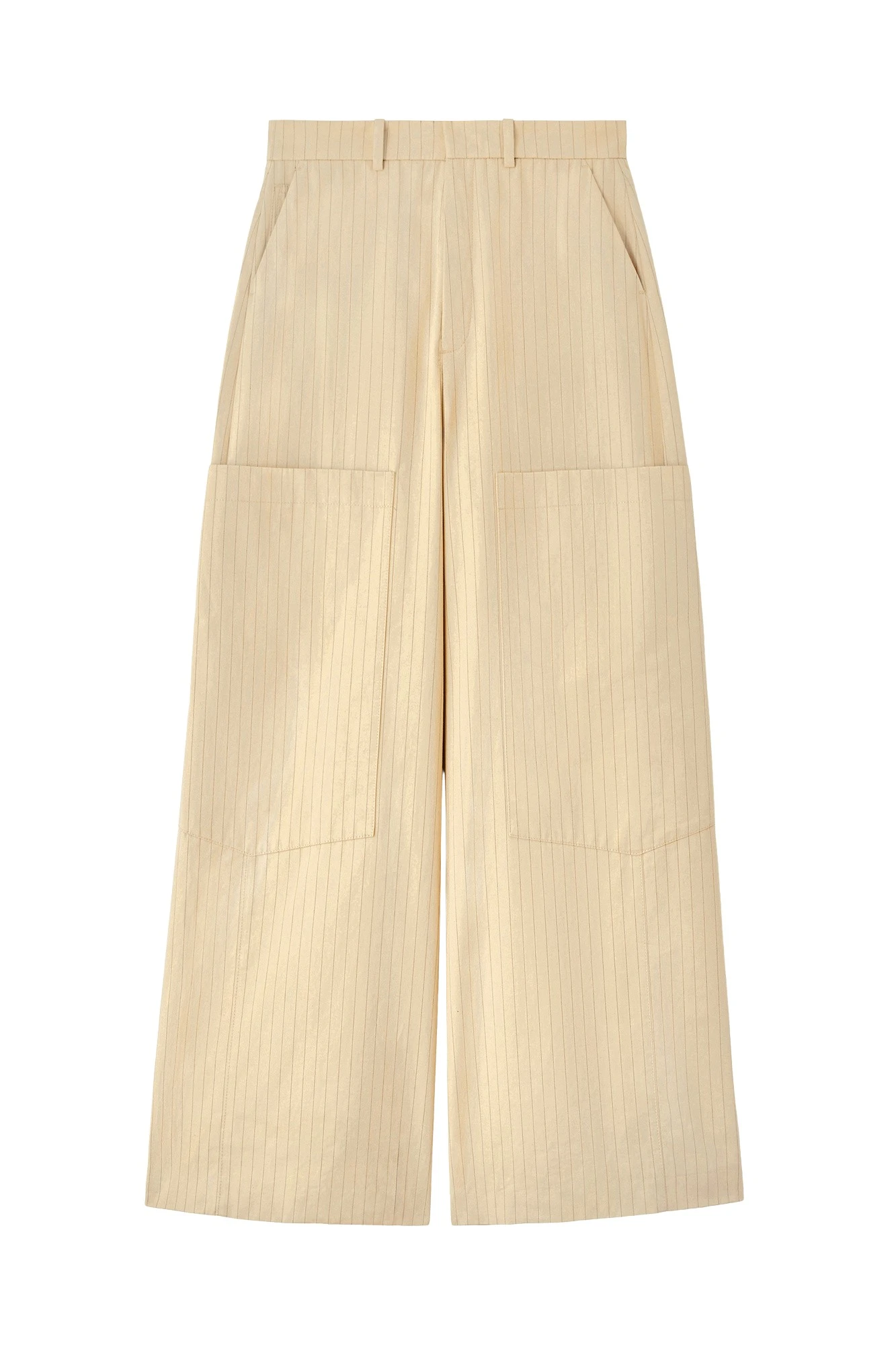 Ganni-Trousers-in-Beige-Suiting37133_nobg Ganni Trousers in Beige Suiting
