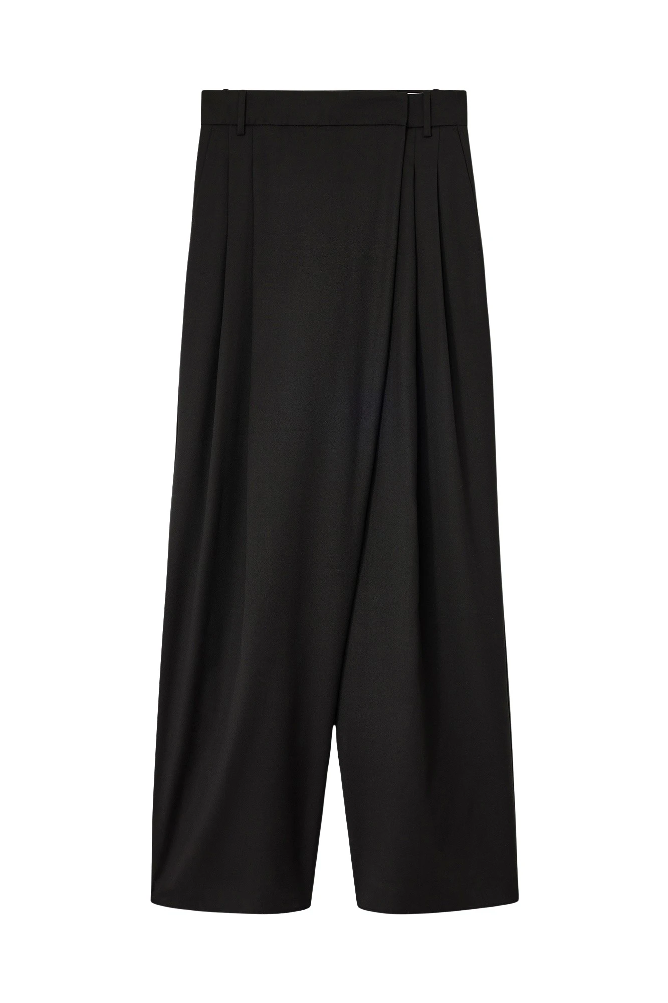 Ganni-Trousers-in-Black-Cross-over32875_nobg Ganni Trousers in Black Cross-over