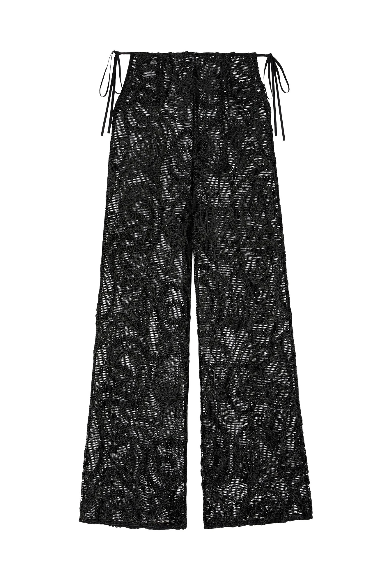 Ganni-Trousers-in-Black-Net88090_nobg Ganni Trousers in Black Net