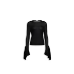 Alaia Godet Sleeve Top