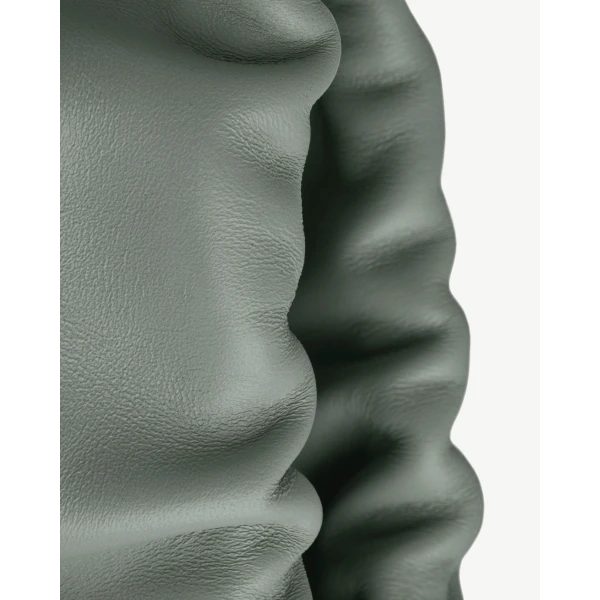 Strathberry Charlotte Drawstring in Library Green, view 4