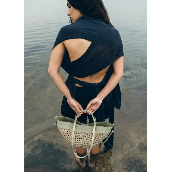 Polene Cyme Mini in Laurel Bag, view 3
