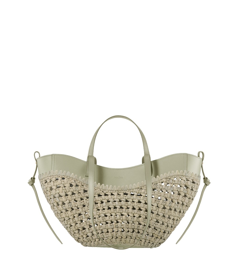 Polène Cyme Mini in Laurel Cyme Mini in Laurel - Mini Bags - Parisian Luxury Leather Bag at Luxury Shoes 