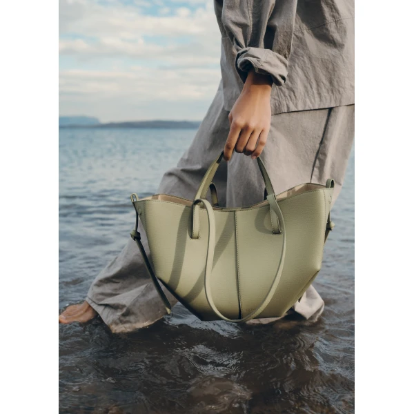 Polene Cyme Mini in Linden Bag, view 4