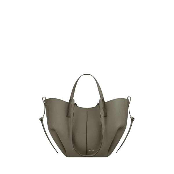 Polene Cyme Mini in Smoky Green Bag