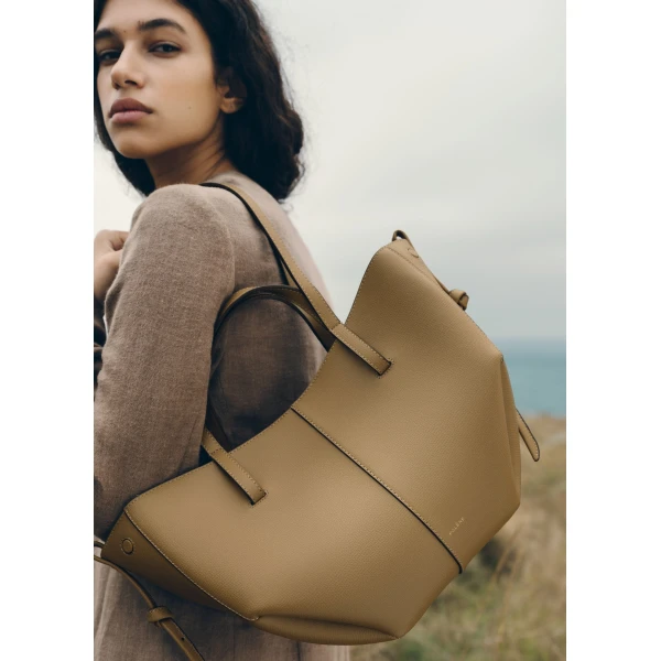 Polene Cyme Mini in Smoky Olive Bag, view 3