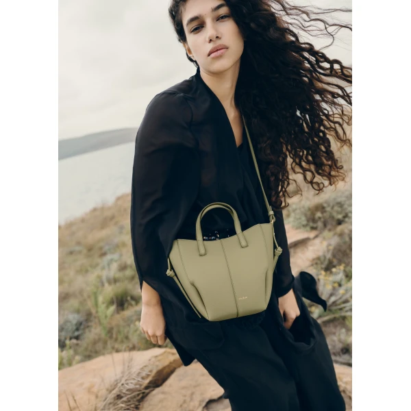 Polene Cyme Tote Nano in Linden Bag, view 3