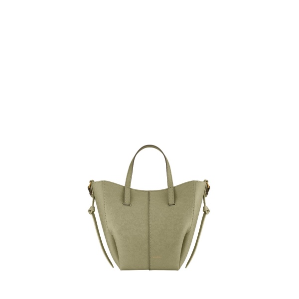Polène Cyme Tote Nano in Linden Cyme Tote Nano in Linden - Mini Bags - Parisian Luxury Leather Bag at Luxury Shoes 