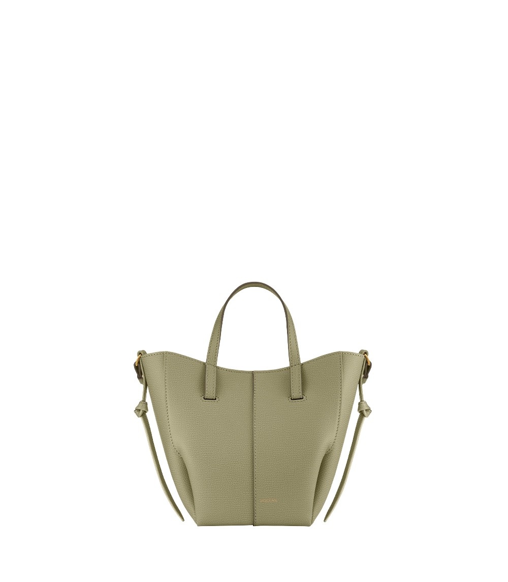 Polène Cyme Tote Nano in Linden Cyme Tote Nano in Linden - Mini Bags - Parisian Luxury Leather Bag at Luxury Shoes 