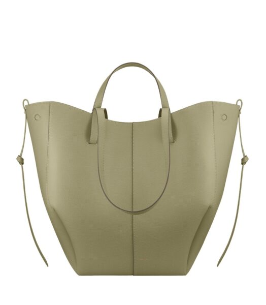 Polène Cyme Tote in Linden Cyme Tote in Linden - Totes & Top-Handle Bags - Parisian Luxury Leather Bag at Luxury Shoes 