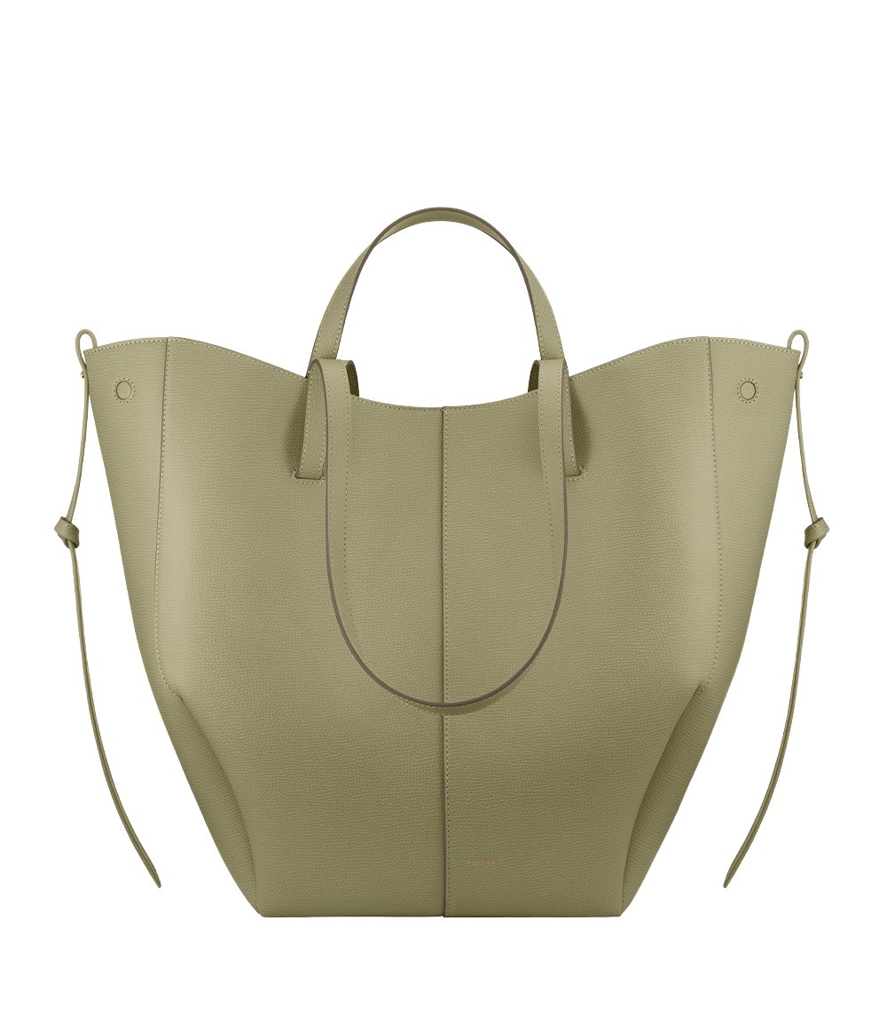 Polène Cyme Tote in Linden Cyme Tote in Linden - Totes & Top-Handle Bags - Parisian Luxury Leather Bag at Luxury Shoes 