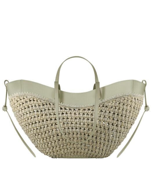 Polène Cyme in Laurel Cyme in Laurel - Totes & Top-Handle Bags - Parisian Luxury Leather Bag at Luxury Shoes 