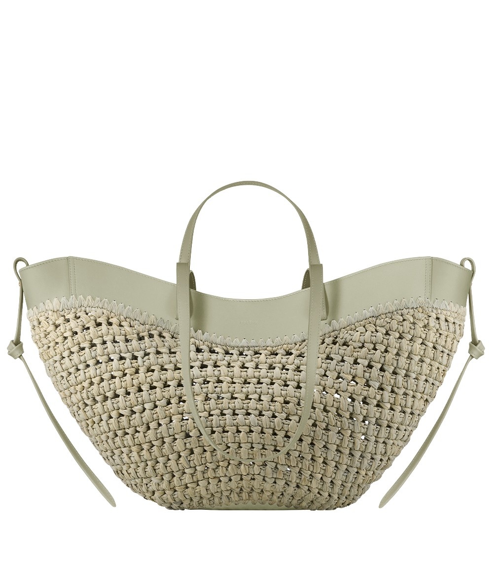 Polène Cyme in Laurel Cyme in Laurel - Totes & Top-Handle Bags - Parisian Luxury Leather Bag at Luxury Shoes 