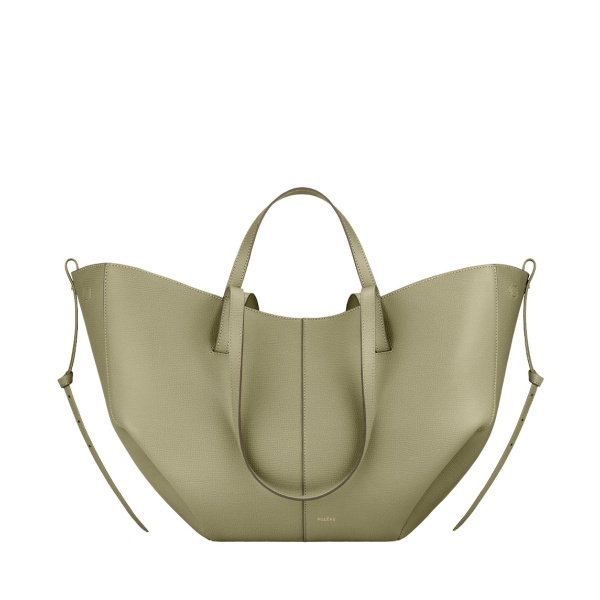 Polène Cyme in Linden Cyme in Linden - Totes & Top-Handle Bags - Parisian Luxury Leather Bag at Luxury Shoes 