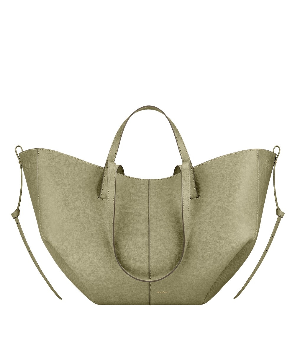 Polène Cyme in Linden Cyme in Linden - Totes & Top-Handle Bags - Parisian Luxury Leather Bag at Luxury Shoes 