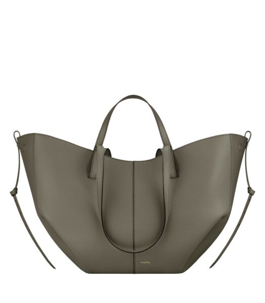 Polène Cyme in Smoky Green Cyme in Smoky Green - Totes & Top-Handle Bags - Parisian Luxury Leather Bag at Luxury Shoes 